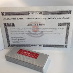 2001 VSAKCS Certificate