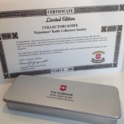 2003 VSAKCS Certificate