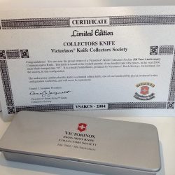 2004 VSAKCS Certificate