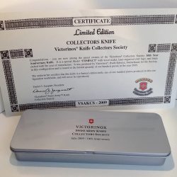 2009 VSAKCS Certificate